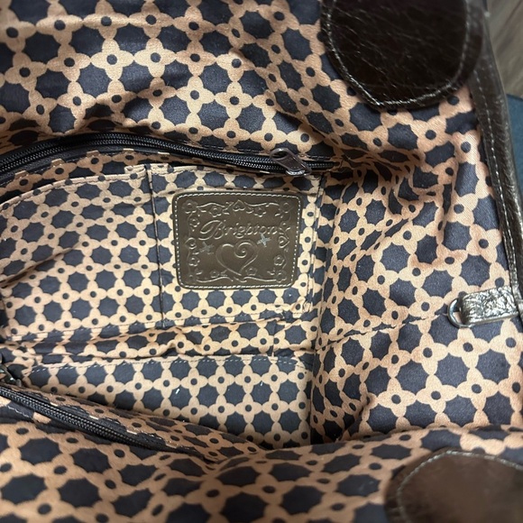 Brighton Tan Shoulder Bag with Woven Design - Picture 5 of 6